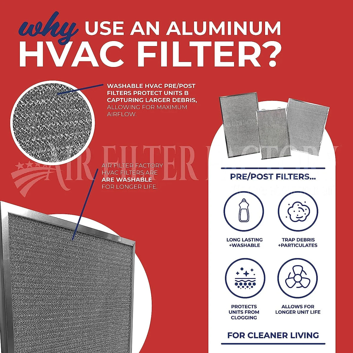 HVAC Furnace 2 Screen Nordyne Pre-Filters Replacement 917763 Aluminum For Pack
