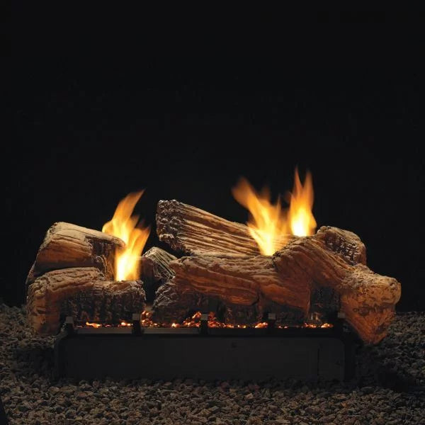 NG River VF/V Slope Burner, Vista Logset Glaze IP Stone with 30"