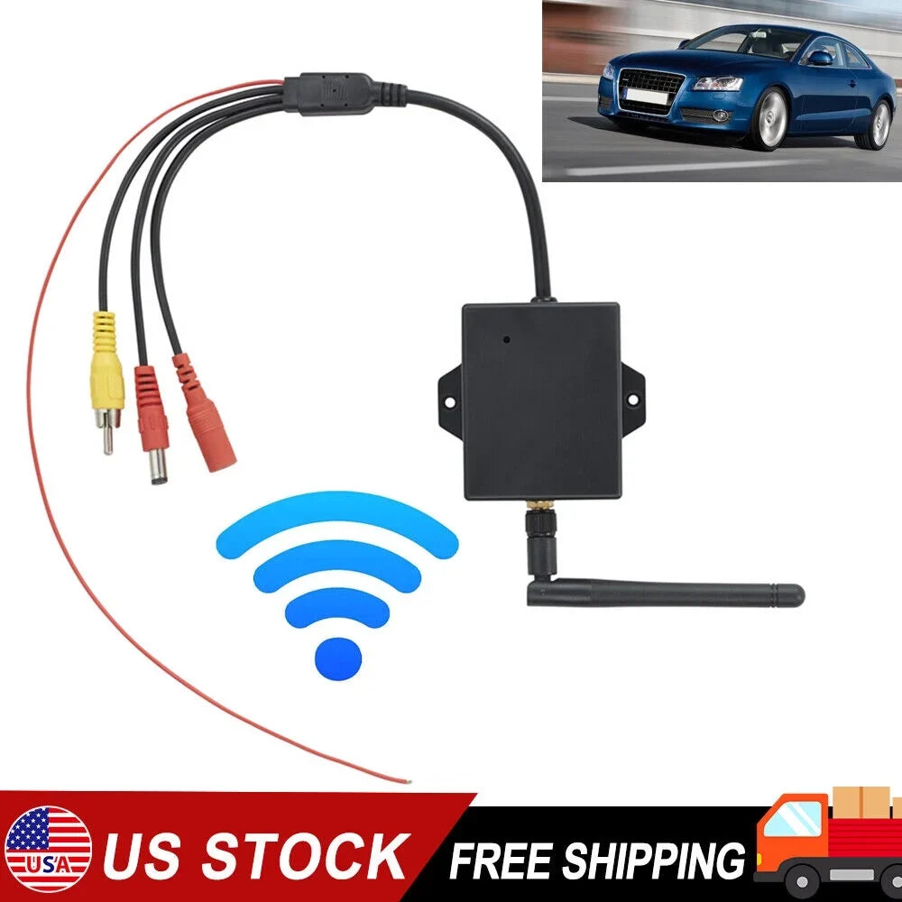 Ideal Easy Range Wifi Signal, Car Stable - Reversing AV View Transmitter for 50m Rear Camera to Camera Wireless Module -