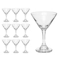 Great Classic Clear - Set oz. Martini for - Cocktails, Bulk Glasses 9.25 Favors, Pack of 10, Wedding Favors, Party Events