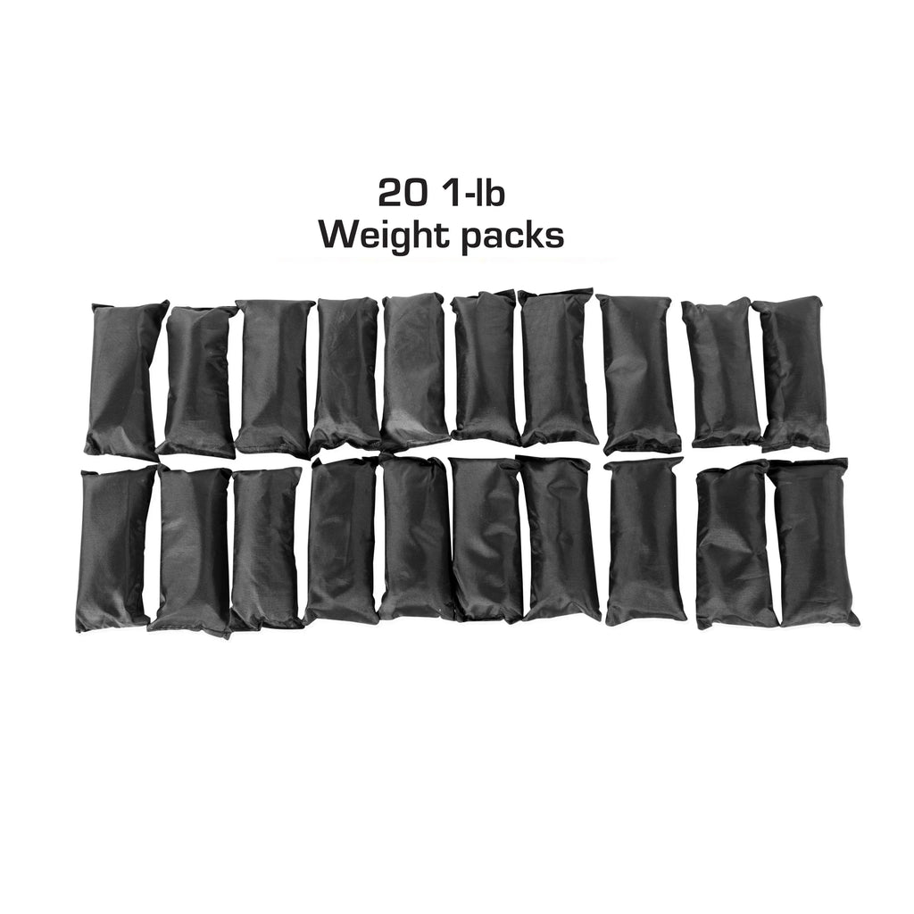 Adjustable Vest 20lb Works Weighted Training Athletic