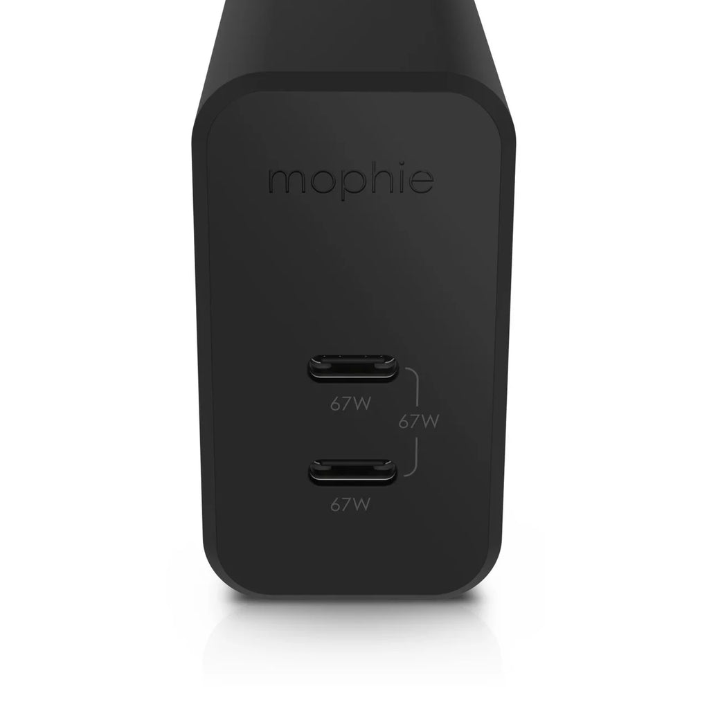 Pro, HP Spectre, iPad mophie - for Compact Wall 14/13/12 67W, GaN Charger Pro, Black 3-Port Note20/10+, C and iPhone Galaxy Charger More Fast Foldable USB Pro/Air, Pixel, MacBook S22/S21,