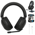 Gear Bundle Pro Black Audio CPS Wireless Headset, INZONE YR 2 & Enhanced Cable Cancelling Sony Stand, Deco with USB-C H5 6 Gaming Noise Headphone Pack to WHG500/B Foot USB-A Protection