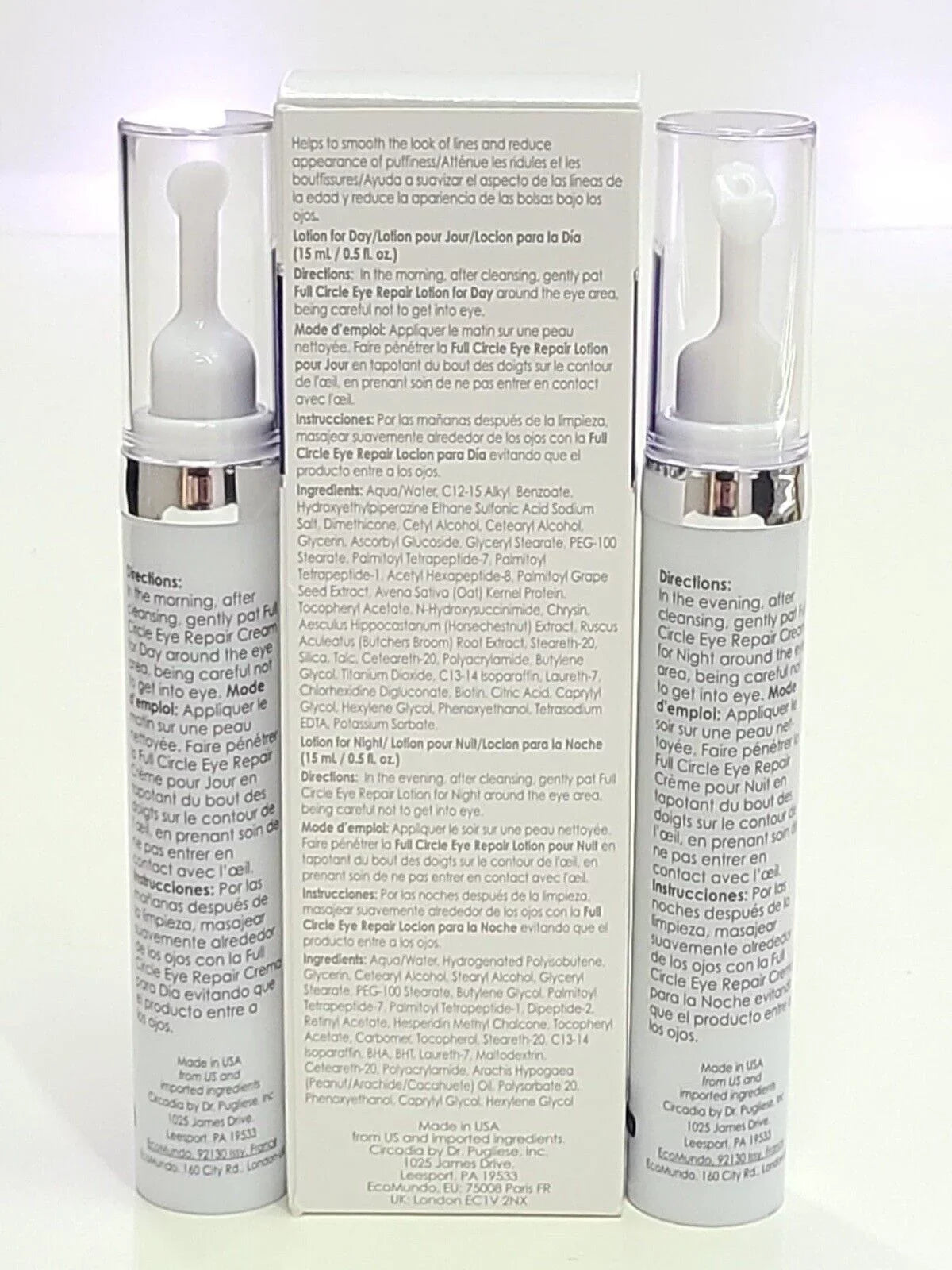 Circle and Repair Eye oz. Day for Full 1 Lotions Night