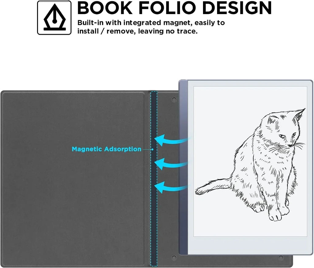 2020 Remarkable Paper 2 Magnet, Tablet PU Ayotu for Bulit-in Case Premuin Released, Book with Design Folio 10.3"