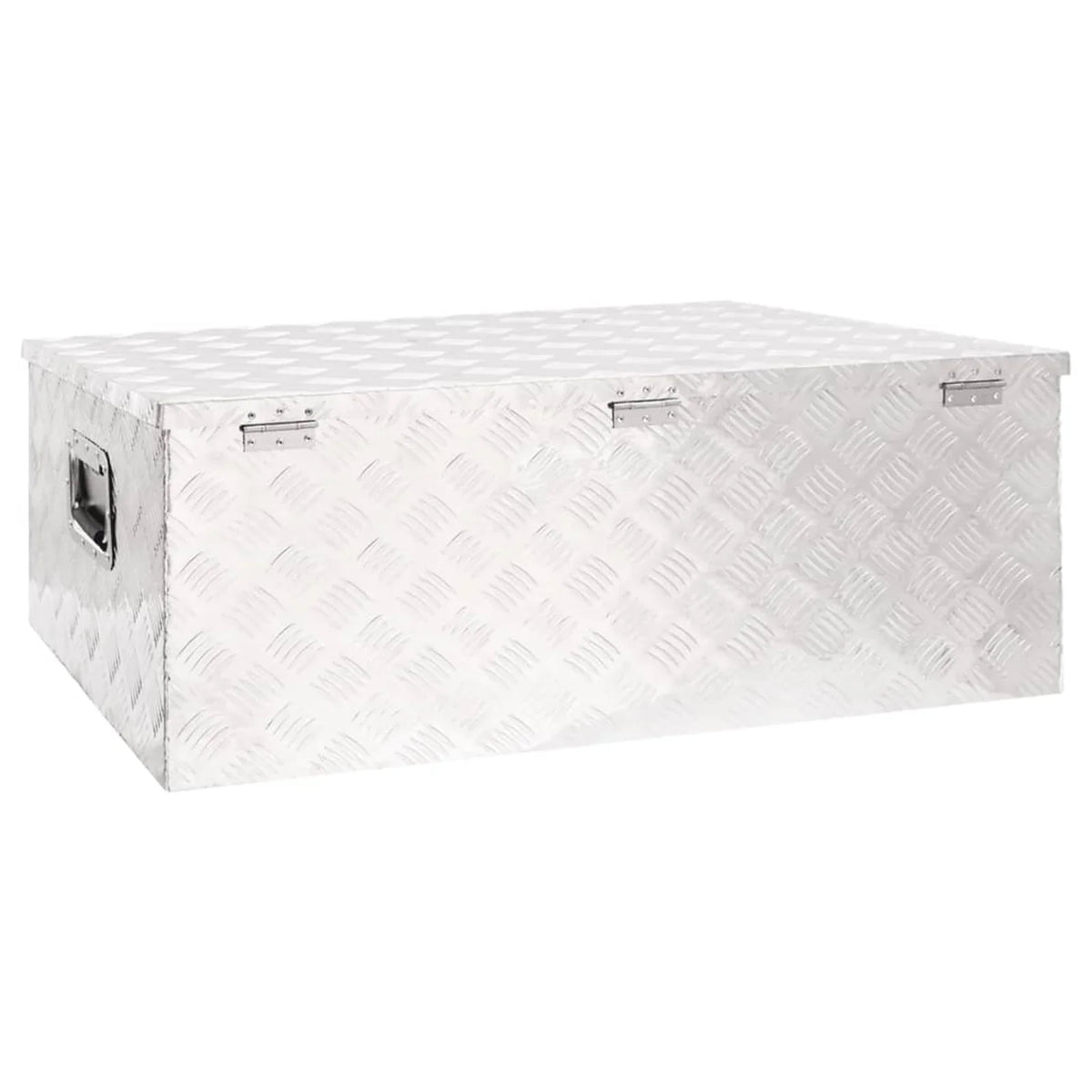 Silver Box Case Truck for Inches x Box Anself Vehicle, (L x Organizer x Lockable Trailer Tool Camping H) Trip Aluminum 14.6 x 21.7 Underbody W Garage, 39.4 Storage Toolbox