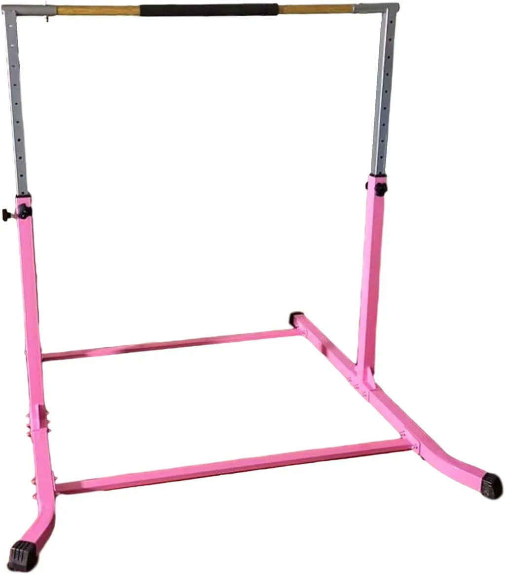 Pink Pad Gymnastics Expandable Removable Training Foam for Free Bar with Athletic