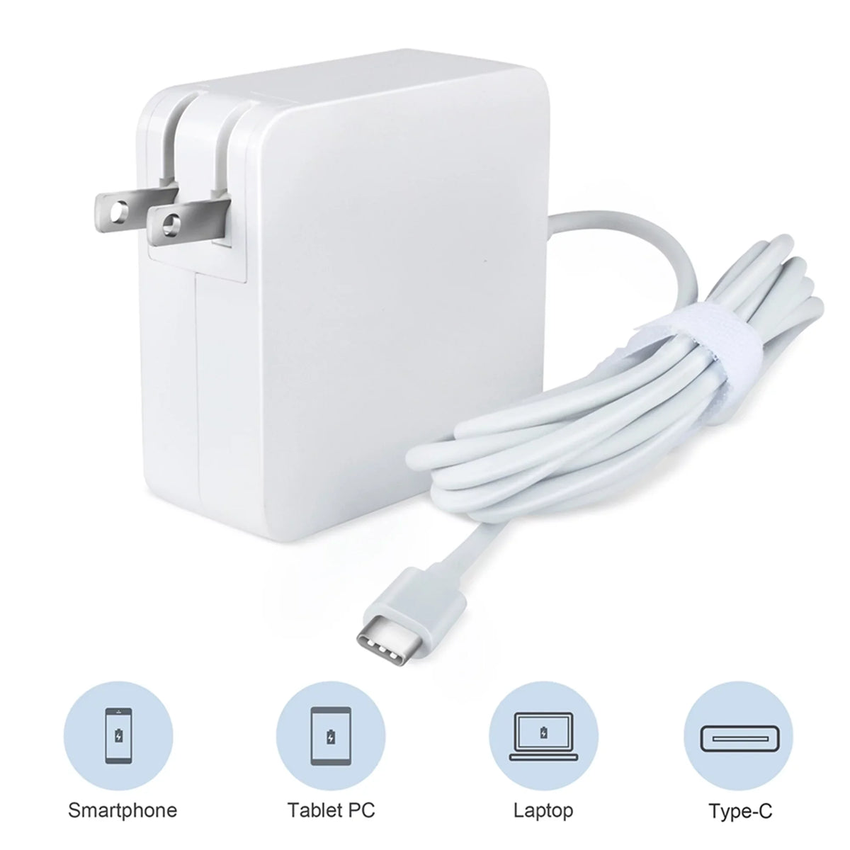 AC Adapter Replacement KONKIN PSU P82G003 Type-C 7390 BOO White for Charger USB 2-in-1 Laptop Dell 65W Compatible 13 XPS