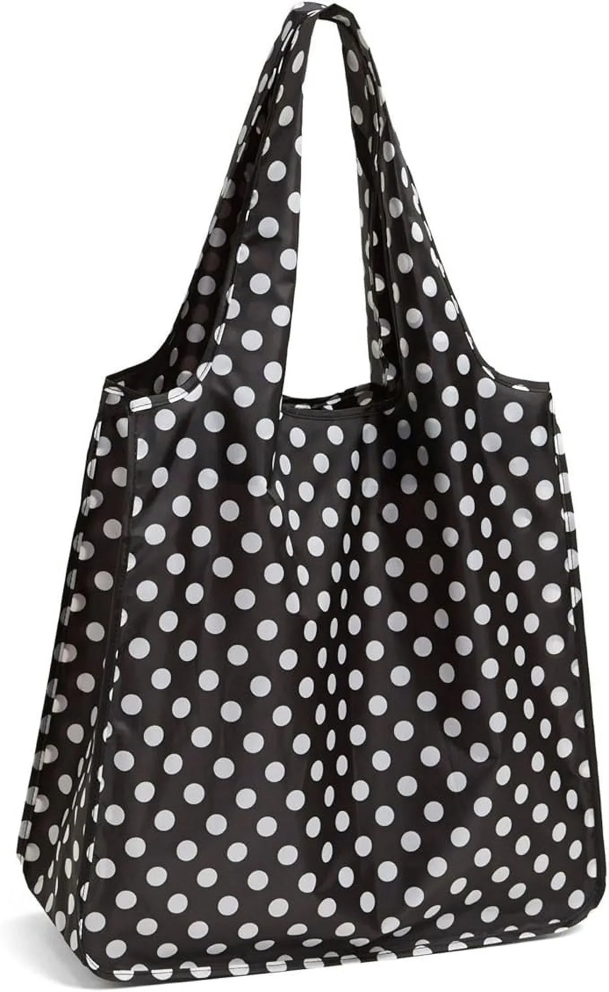 Black new Dots Resuable Shopping Tote, spade york kate
