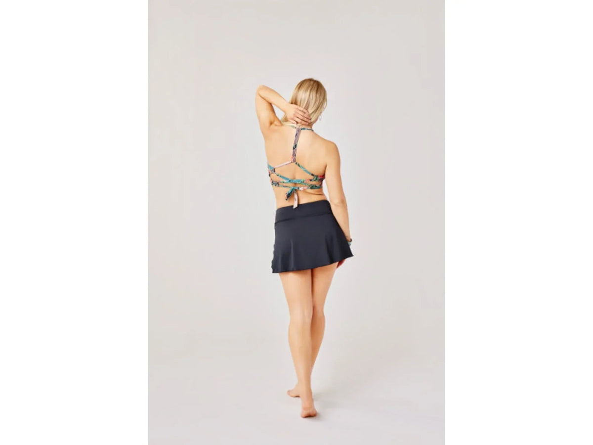 Women's, Large Black, - Malia Carve Skirt Designs Swim