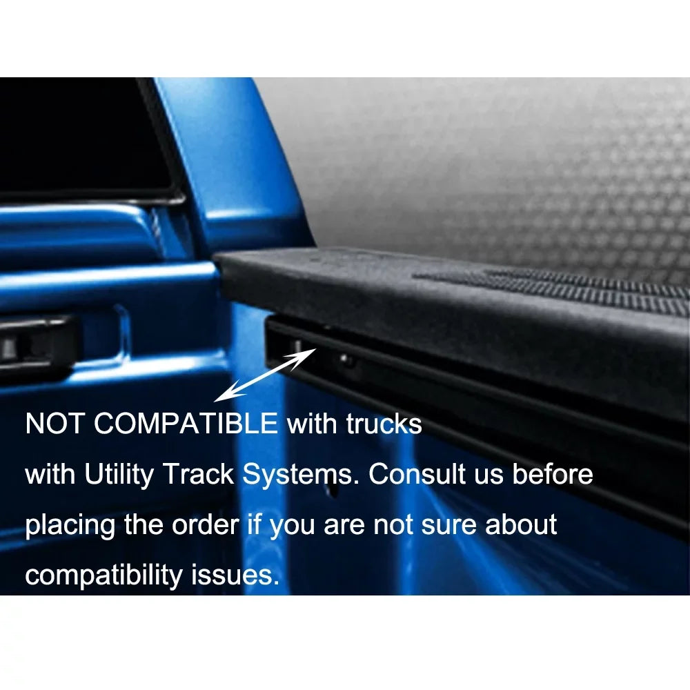 Set Truck - Non-Drilling P-AC( Aluminum Shell AA-Racks C-Clamps for Rack 4 Installation of Black & Camper