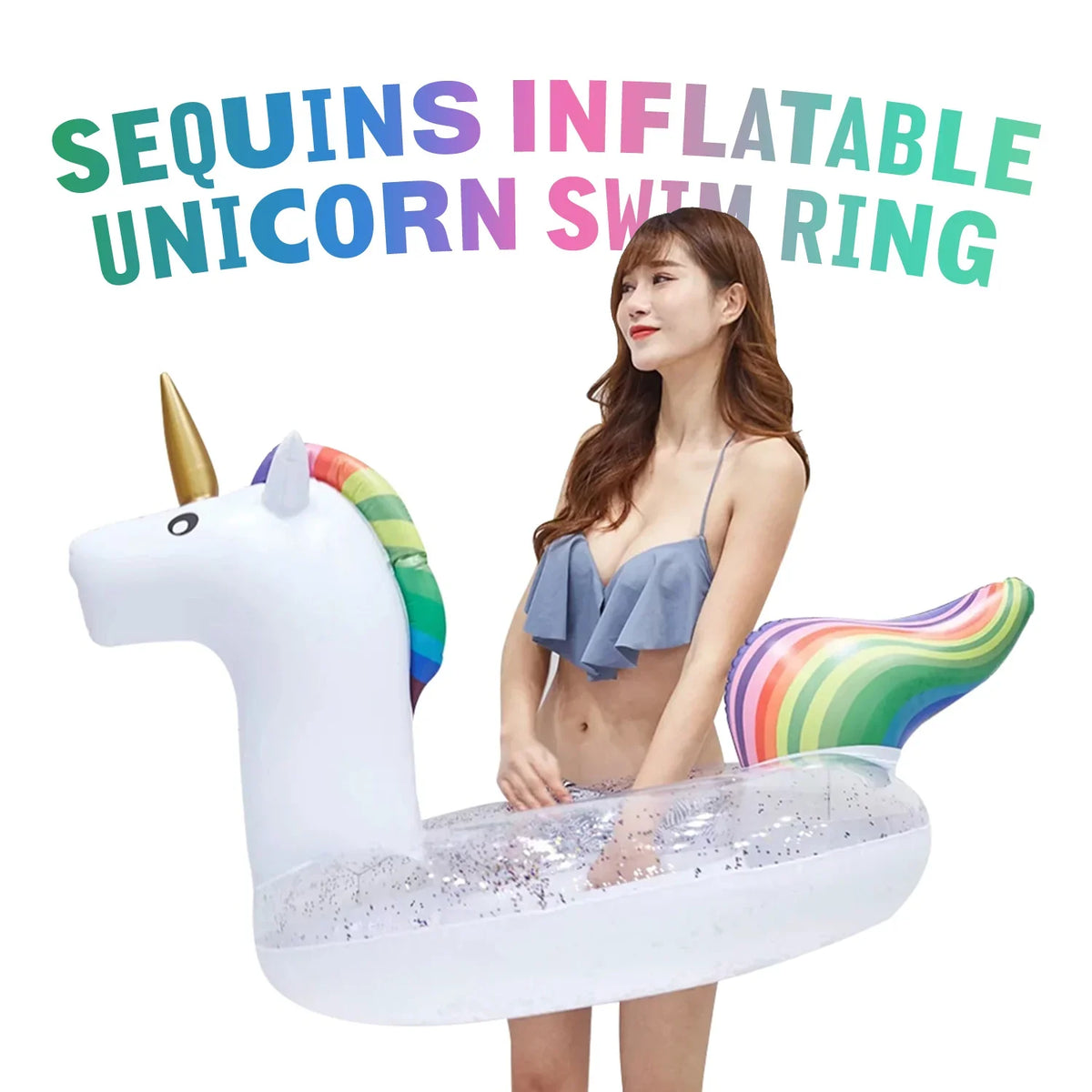 Up Lounge Summer Rideable with Fast Floatie Party Blow Large Pool Adults Pool Valves Ride Swimming Beach Kids Decorations inch) On (48 Raft Float Toys