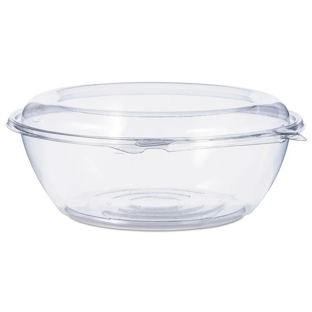 Diameter Dome oz, Tamper-Evident 8.9 Bowls Clear, Plastic, Tamper-Resistant, x Lid, 48 Dart 3.4h, 100/Carton with
