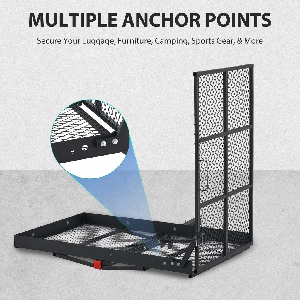 w/Loading Cargo Wheel Carrier Ramp Scooter Chair Mobility Hitch Trailer Carrier