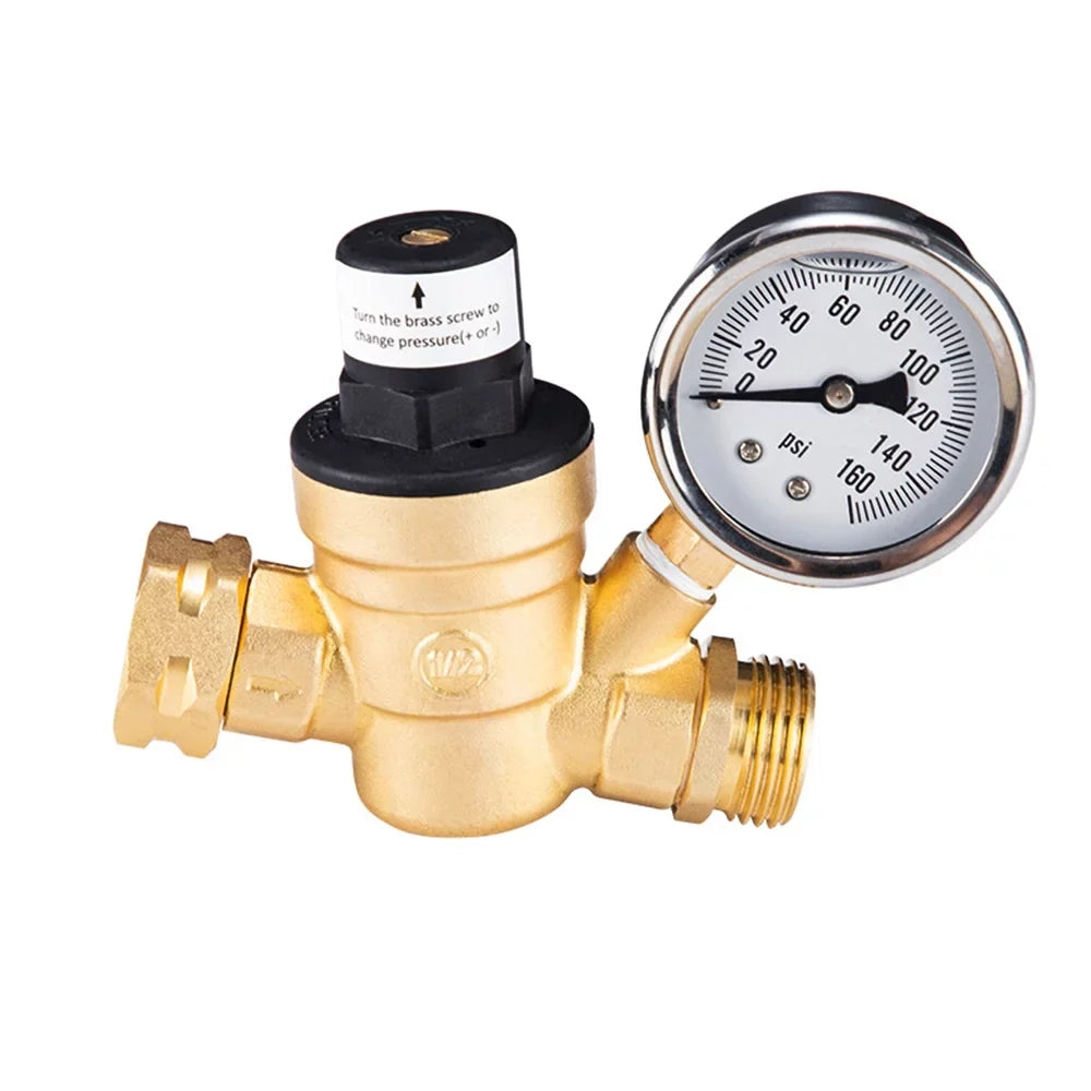 Brass Brass Inlet Filter Inlet Screened With Huiop Water Water Andoer Valve,Reducer 0-160psi Inlet Brass And Screened And Valve 0-160psi And 0-160psi Adjustable -free With -free Valve Pressure