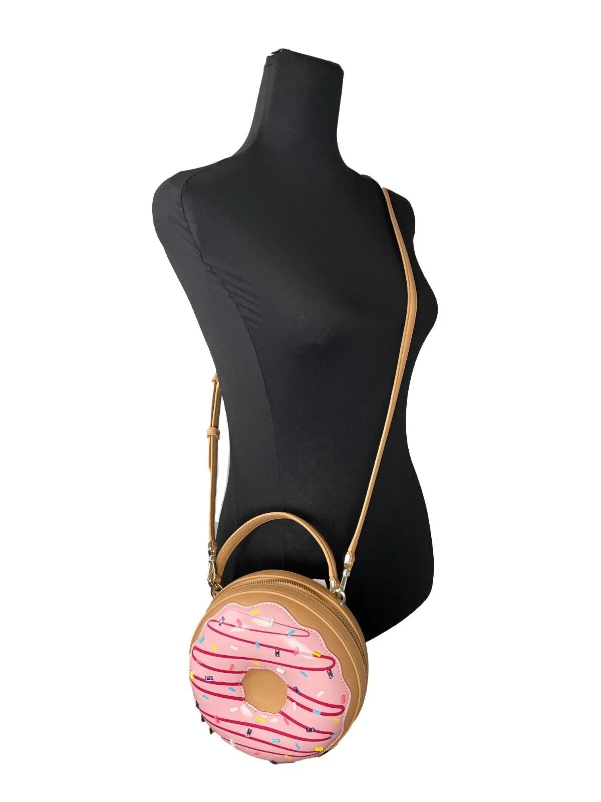 3D Coffee Kate Break Bag Crossbody Purse Spade Donut
