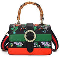 for women crossbody Bamboo strap Detachable handle shoulder Vintage Satchel Bags Asge bag with Handbag wide Medium top bags Trendy Shoulder