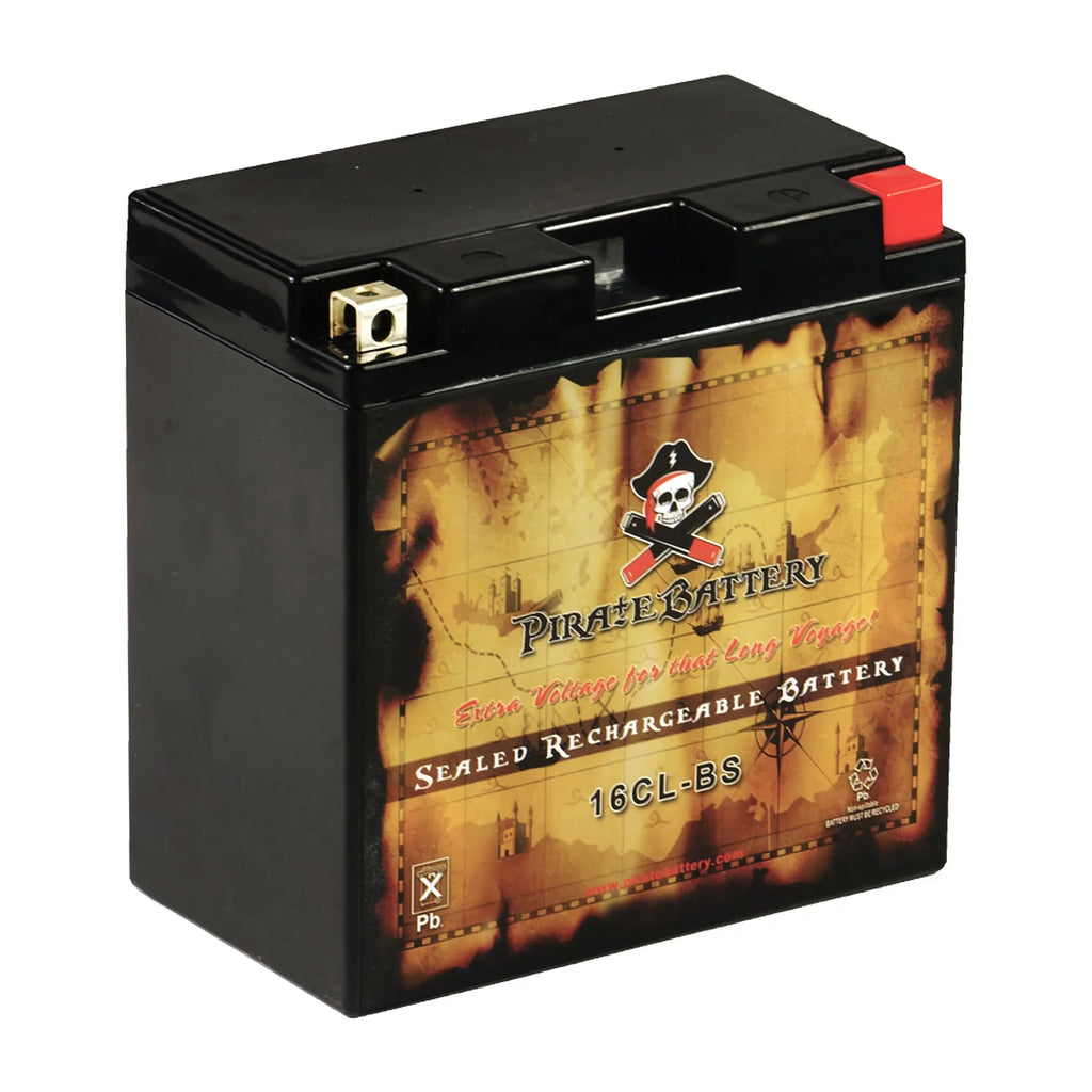for Jet Kawasaki Sx 300cc Js300 Battery Yb16cl-bs 86-91 Ts, Ski Battery Pirate