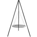 Tripod Cooking Diameter Grilling Sunnydaze - Set Grate 22" with