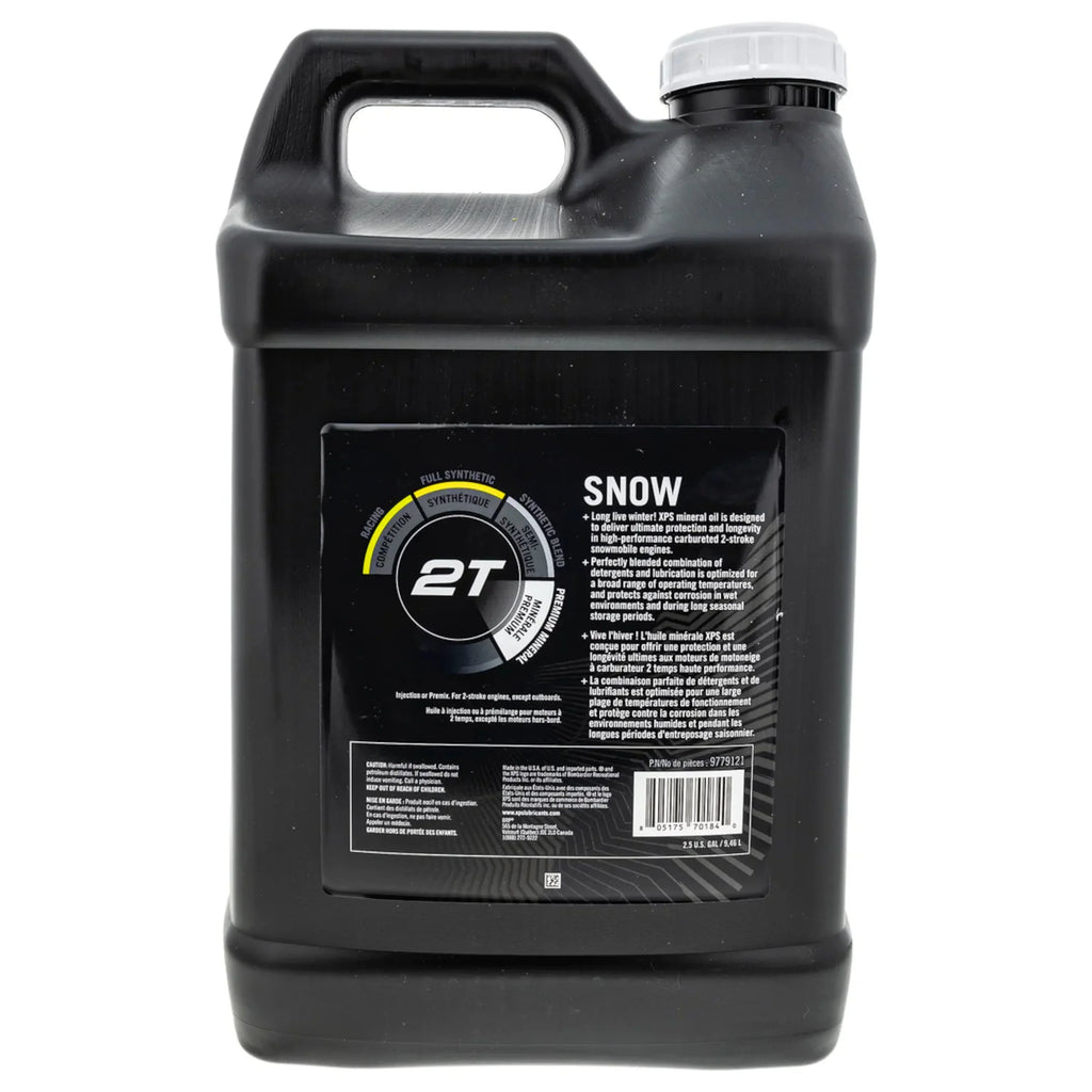 XPS Ski-Doo 2.5 Gallon, 2-Stroke Snow Mineral 9779121 Oil, OEM Premium New