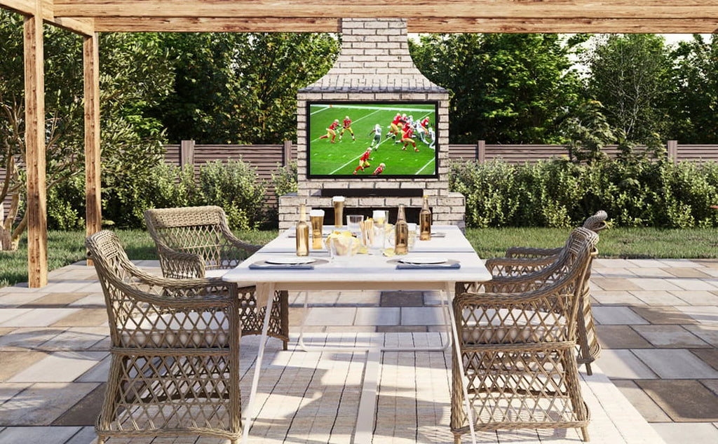 TV Furrion by an Year 4K Partial Epic 55" Sun (2021) Weatherproof FDUP55CBS Outdoor Additional with Series UHD 4 Coverage Protect