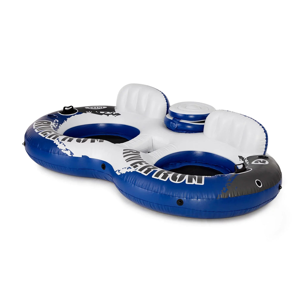 II Person Inflatable w/ Intex 2 Run Pool Tube River Float Pack) Cooler (18