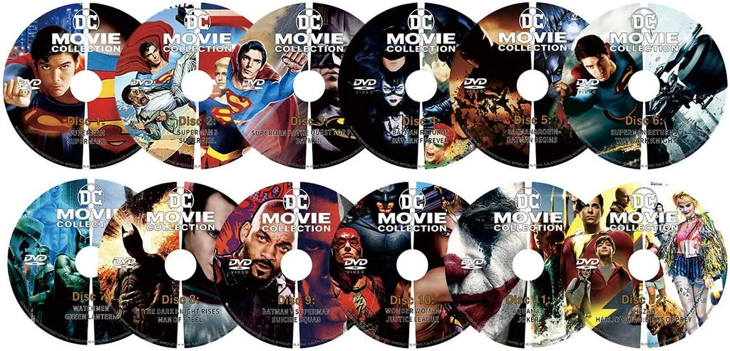 DC Film (DVD) 24 Comics Collection Movie
