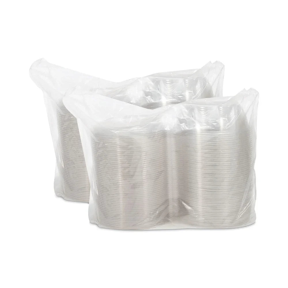Diameter Dome oz, Tamper-Evident 8.9 Bowls Clear, Plastic, Tamper-Resistant, x Lid, 48 Dart 3.4h, 100/Carton with