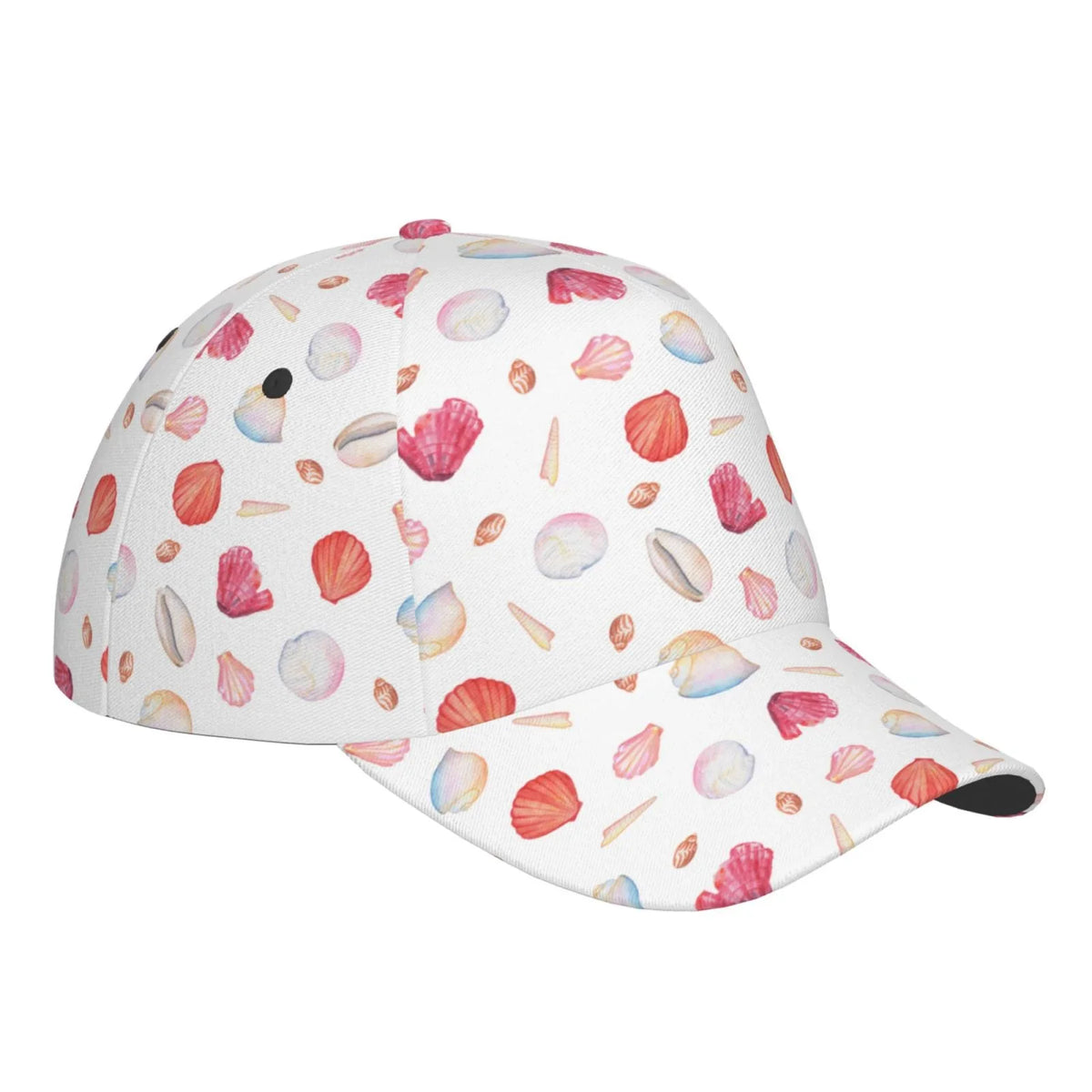 Seashell Cap Coral For Hat Lukts Red Scallop Men/Women,Unstructured/Cotton And