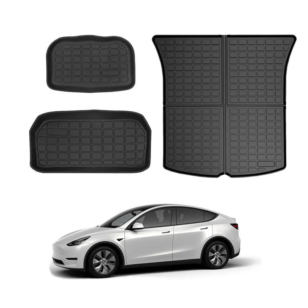 Cargo Liners, Mat, Mat Custom Waterproof Y Mat Duty Weather Mats Model Accessories, Floor Tesla, and All Tesla Rear Tesla Model Heavy Trunk Fit Storage KIKIMO Cargo for Y