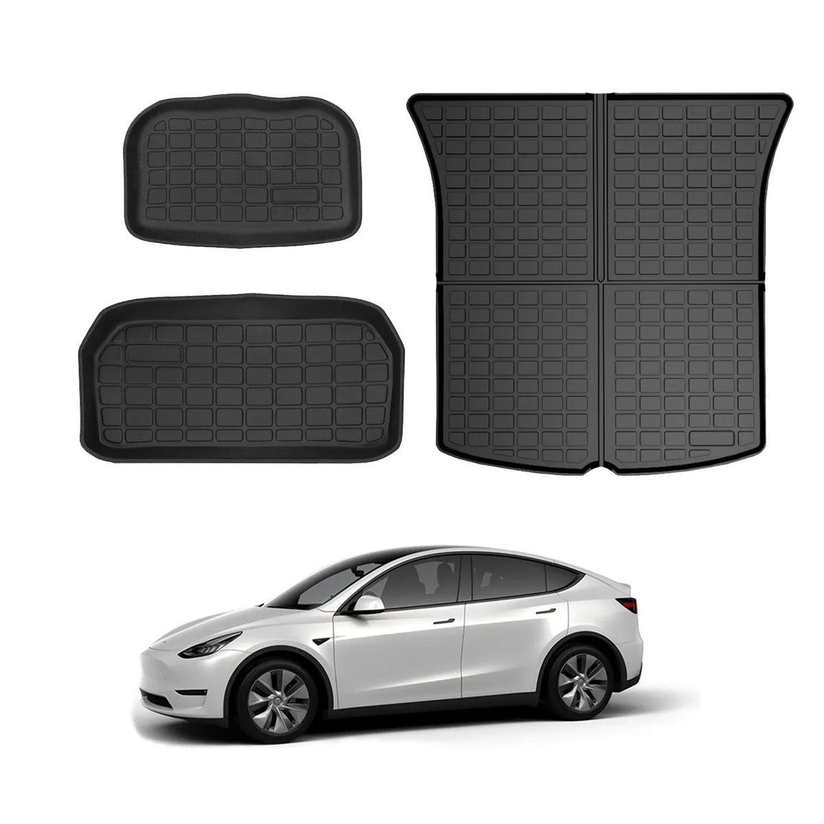 Cargo Liners, Mat, Mat Custom Waterproof Y Mat Duty Weather Mats Model Accessories, Floor Tesla, and All Tesla Rear Tesla Model Heavy Trunk Fit Storage KIKIMO Cargo for Y