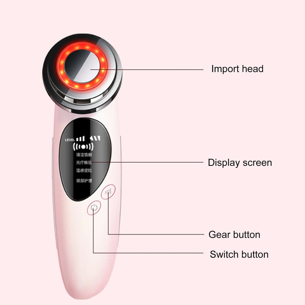 Device Care Instrument Warm-sensing Cleansing Beauty Eye Face Import Therapy Deep Massager Lifting Rejuvenation Skin Light