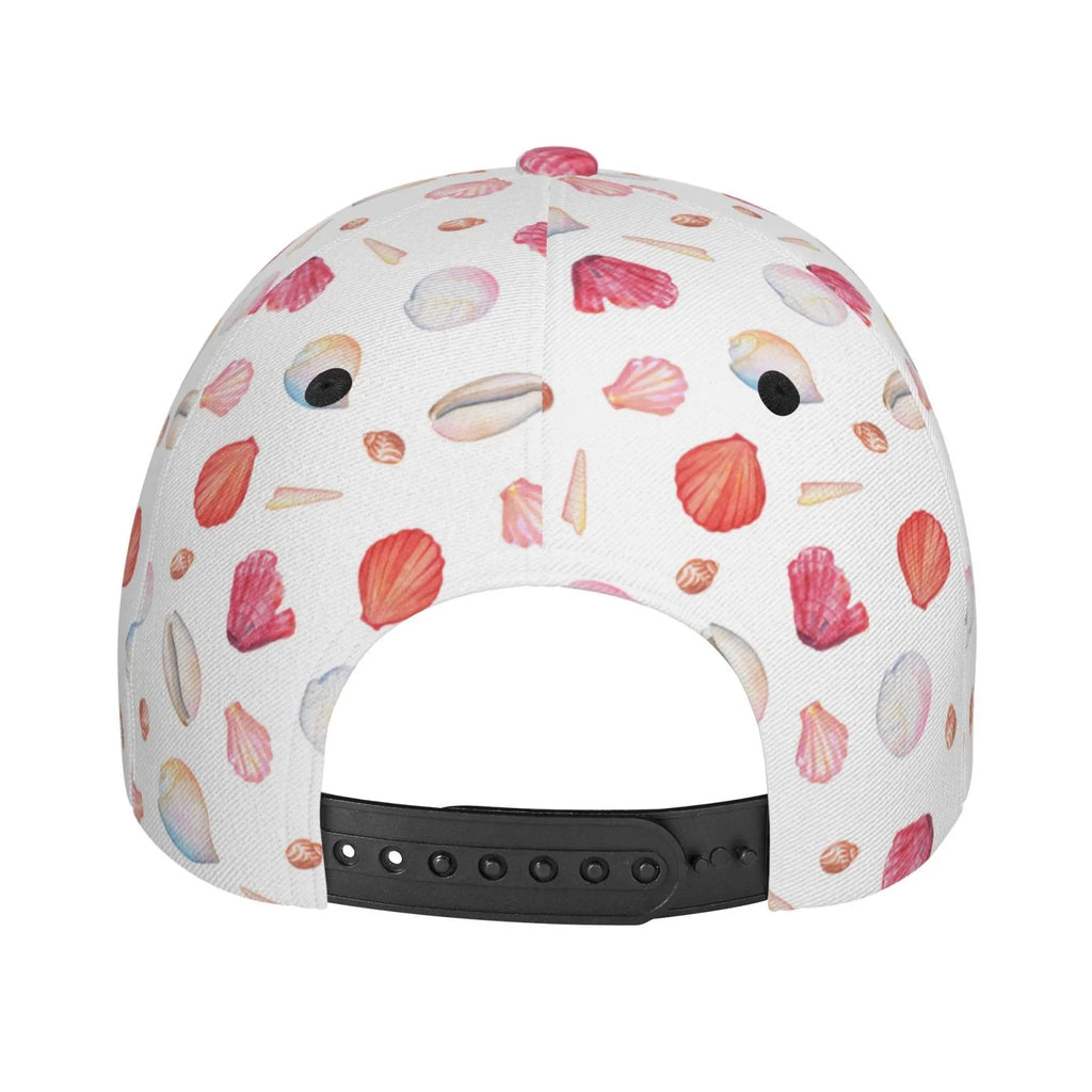 Seashell Cap Coral For Hat Lukts Red Scallop Men/Women,Unstructured/Cotton And