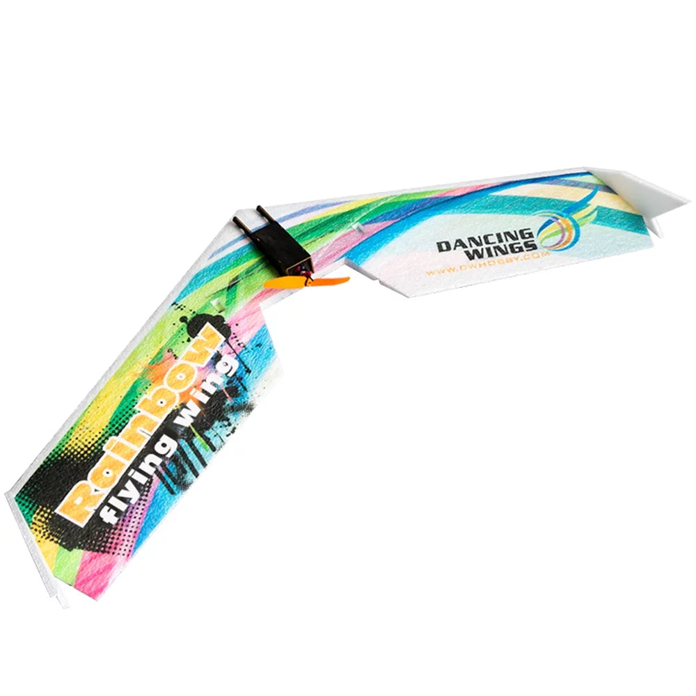 Flying Wing E0511 Delta Hobby V2 Tail-pusher Airplane Aircraft Rainbow 800mm Dancing Wingspan Wing KIT RC