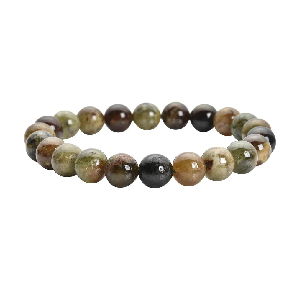 Day 155 Mothers Mom Women Shop Green Bracelet Ct 8-10mm Stretch for Beaded Gifts for Garnet LC