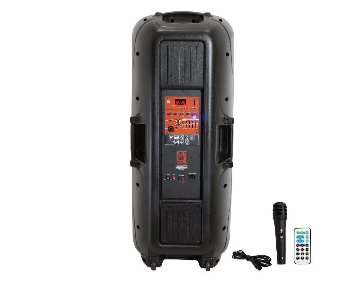 15-Inch Battery Way Mr Bluetooth Power Max Dual & Party PSBAT6200 Speaker Watt with 4000 Rechargeable Built-In Dj 3