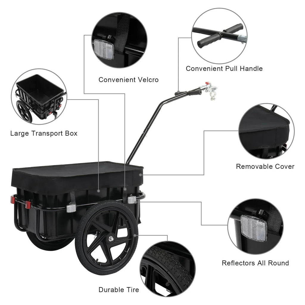 & Bicycle W/Universal Waterproof Cargo Bike Cover Trailer, Coupler Trailer PEXMOR Wagon