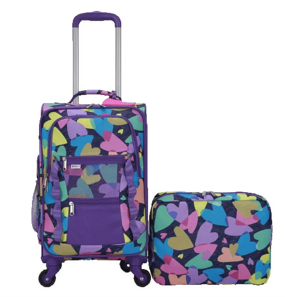 PC SOFTSIDE WITH CRCKT SPREAD CUBE 3 AND LUGGAGE TAG PACKING LOVE