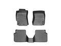 & FloorLiners Forester 1st Custom 2009-2013 2nd with Black Fit compatible WeatherTech Row, Subaru -