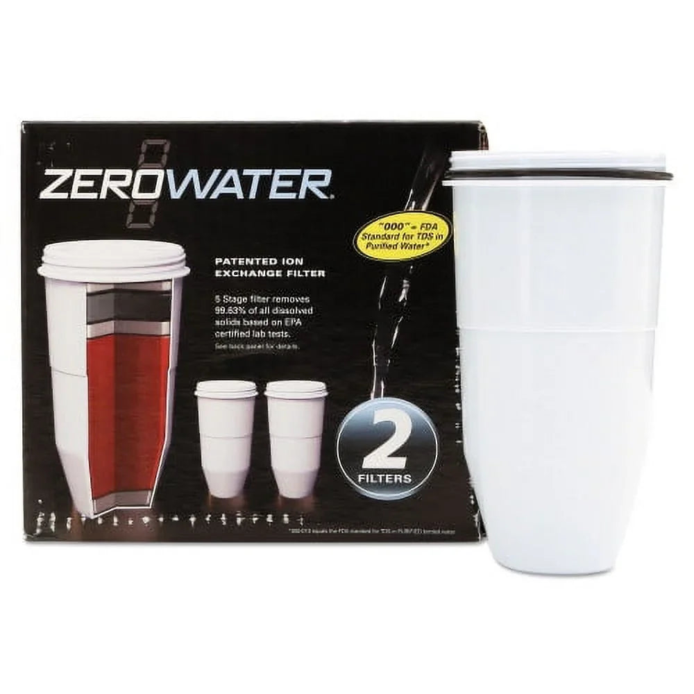 Replacement x ZeroWater Filtering dia Bottle 7 Filter, 2/Pack 4 Avanti h,