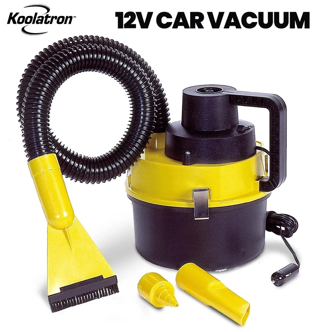 Accessory Compact Kit Wet/Dry Koolatron with Canister 12V Vacuum
