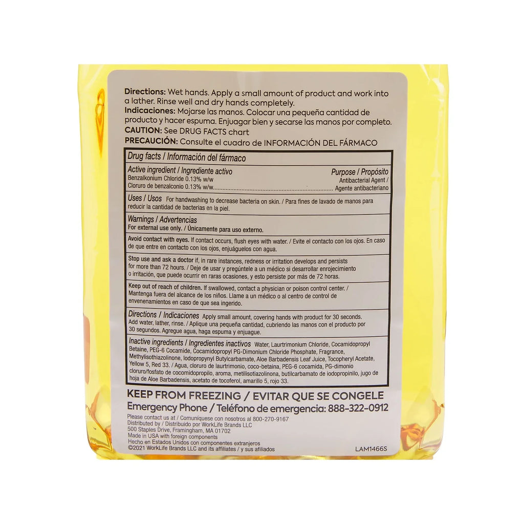 2/Carton COASTWIDE Hand Antibacterial Soap mL J-Series Foam Citrus CWJSR-CIT 1200
