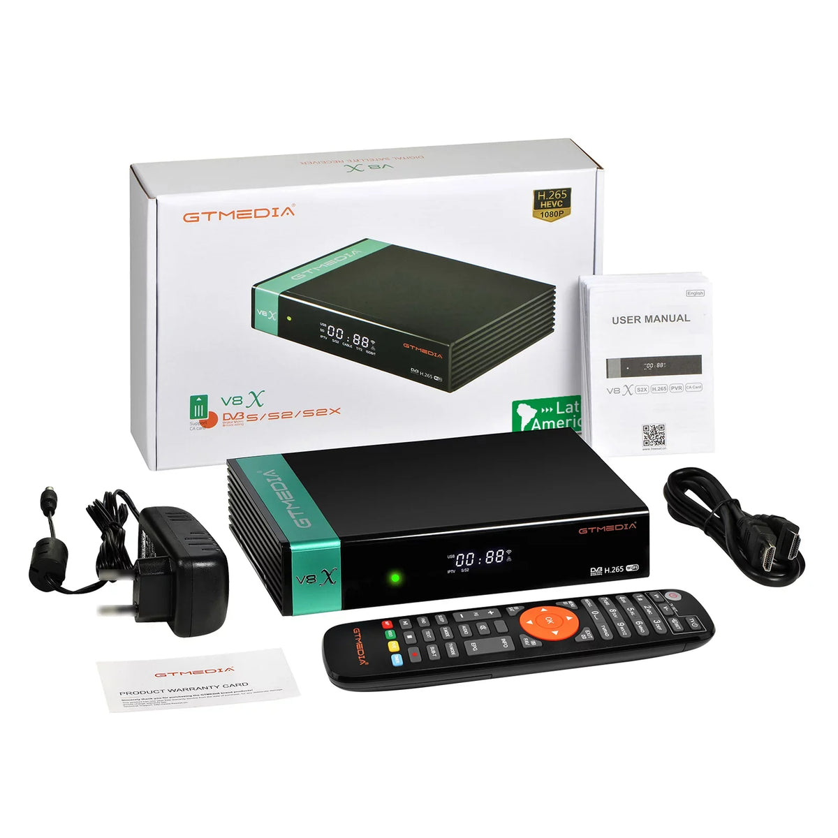 WiFi, CA Signal GTMEDIA Card Built-in Slot Receiver, LA 2.4G V8X DVB-S/S2X