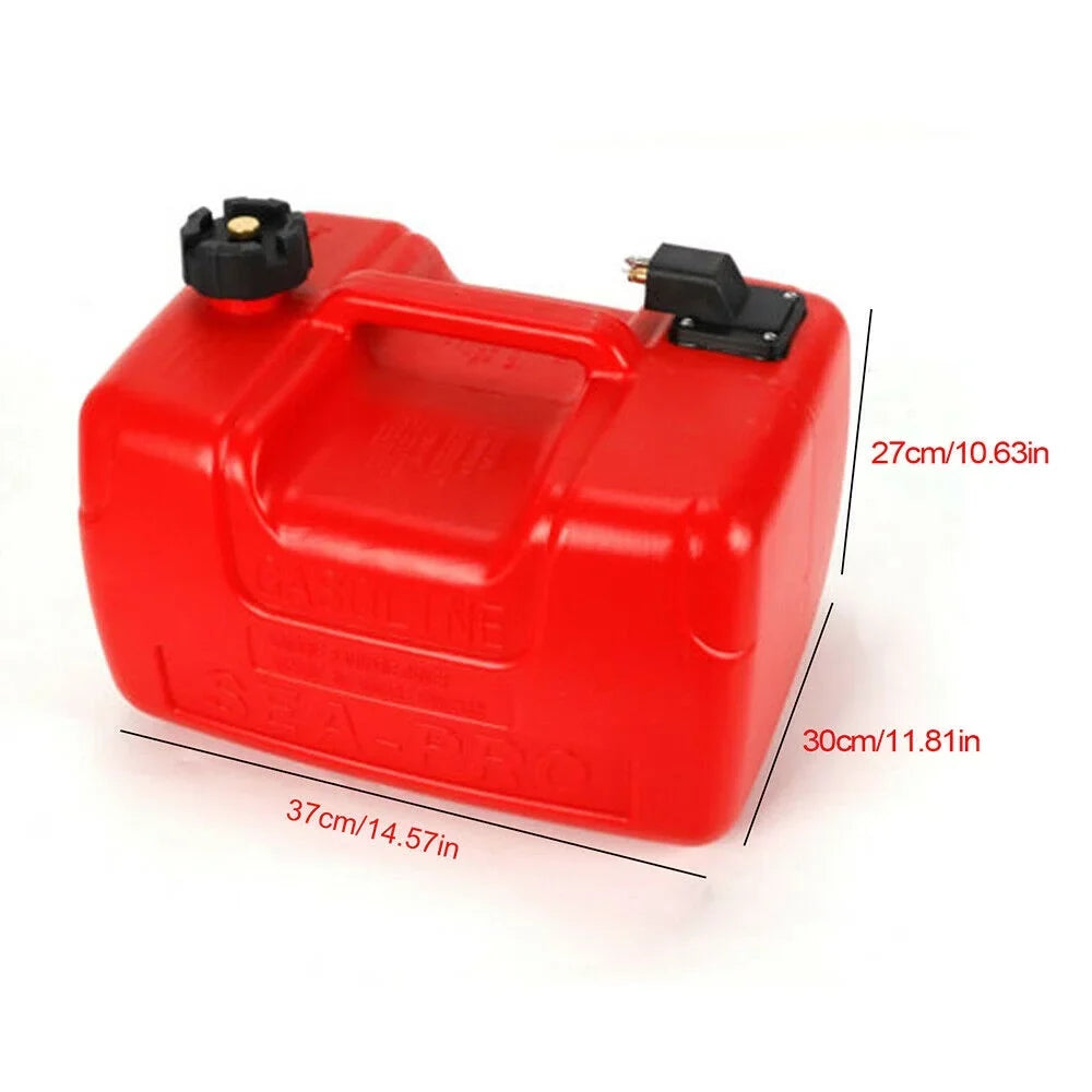 Fuel 3 Universal Miumaeov External with Outboard Connector Tank Tank Tank Fuel Motor Gallon Portable Motor Fuel