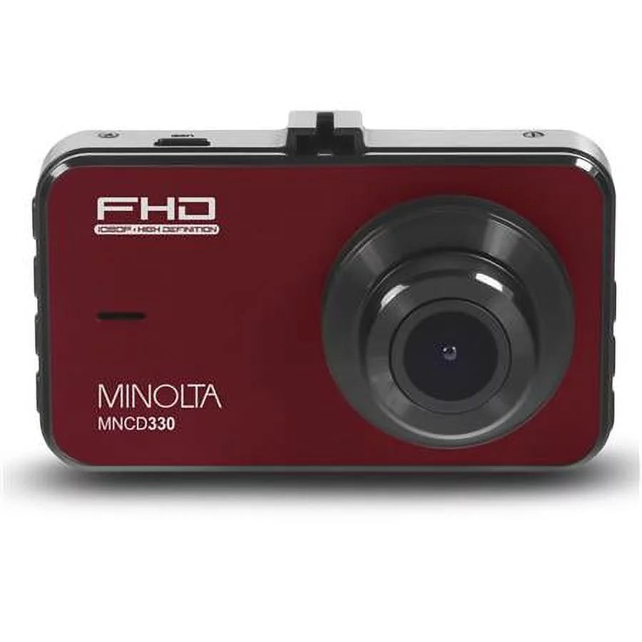 Camera, MNCD330 12MP Red 3.0" Full Dash LCD Screen HD