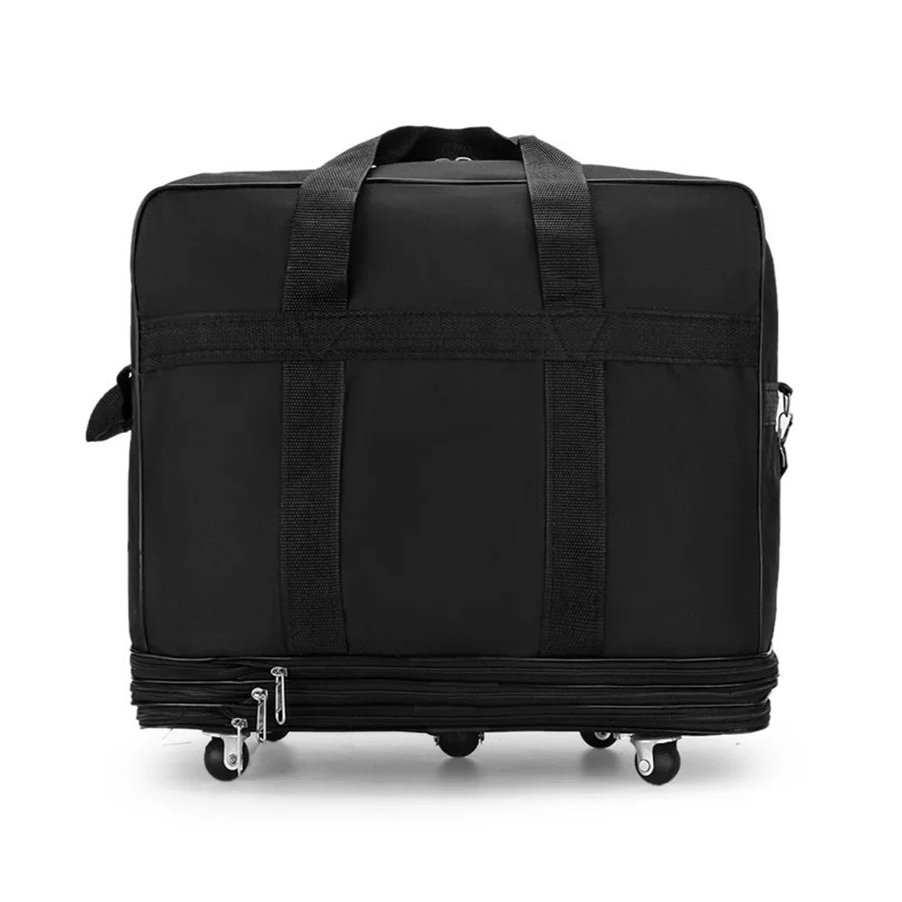 Collapsible Foldable Luggage Travel Women Rolling Suitcase Bag Festnight Expandable for Men