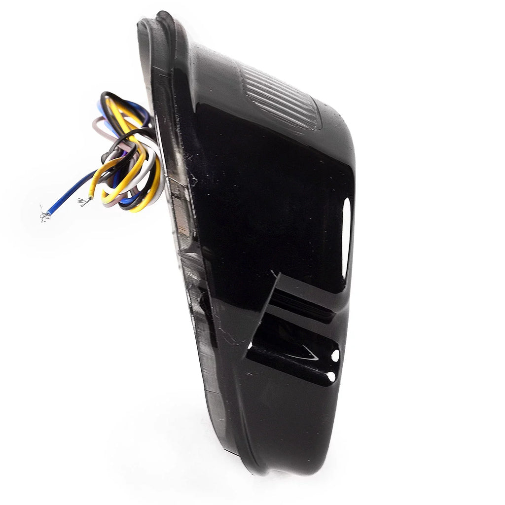 Profile Harley Light Turn CVO Tail Low with 2006-2013 - Electra Ultra Smoke Davidson 6-1/4" Krator Brake Signals Headlights Light Round Fits LED Glide Light FLHTCUSE Compatible Classic Running Most