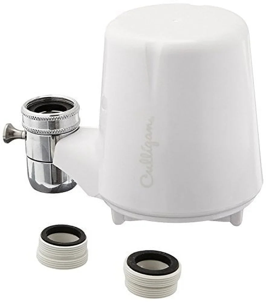 White Culligan with Finish Water FM-15A Advanced Faucet Mount Filter Filtration,