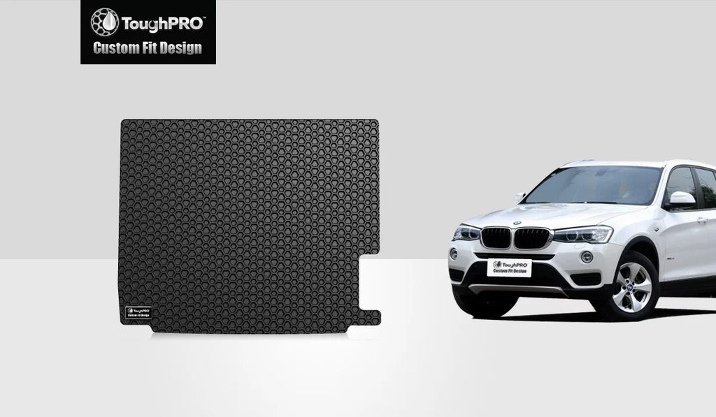 Weather Compatible - - X3 Duty - Mat Heavy with Rubber ToughPRO BMW - 2012 USA) Black in (Made Trunk All