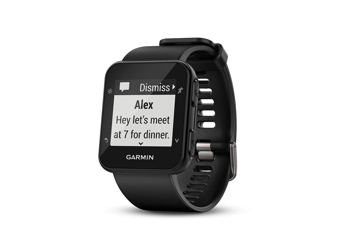35; Forerunner Easy-to-Use Running Garmin Watch, 010-01689-00 GPS Black